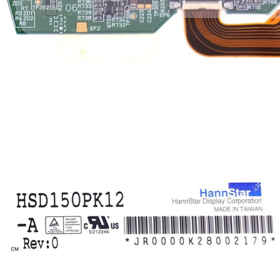 صفحه نمایش لپ تاپ LCD با منبع نور CCFL 262K رنگ برای HannStar