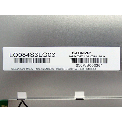 صفحه نمایش 8.4 اینچی LQ084S3LG03 WLED صفحه نمایش ال سی دی صفحه نمایش ال سی دی صنعتی LVDS