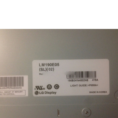 19.0 اینچ برای مانیتور ال‌جی LM190E05-SL02 LVDS tft lcd