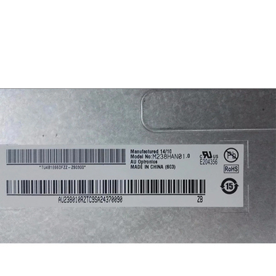 M238HAN01.0 زاویه دید کامل چشم انداز RGB صفحه نمایش مقاومتی رابط 23.8 اینچی مانیتور رومیزی ال سی دی 1920*1080
