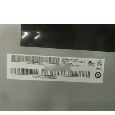 مانیتورهای ال سی دی 19.5 اینچ T195XVN01.0 1366 (RGB) × 768 TFT LCD تعویض صفحه نمایش صفحه نمایش
