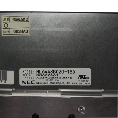 NL6448BC20-18D اصلی 6.5 اینچ صفحه نمایش LCD 640 (RGB) × 480 TFT برای تجهیزات صنعتی