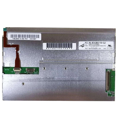 NL8048BC19-02 صفحه نمایش 7.0 اینچی LCD اصلی 800 (RGB) × 480 برای تجهیزات صنعتی برای NEC