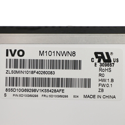 M101NWN8 R0 IVO 10.1 اینچ TFT IPS LCD 1366X768 HDMI - برد کنترل LVDS