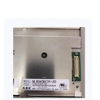 صفحه نمایش RGB 800x600 SVGA TFT LCD صفحه نمایش 12.1 اینچی NL8060BC31-20 NEC