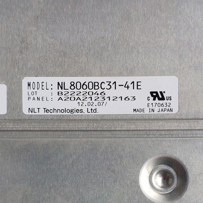 صفحه نمایش ال سی دی 12.1 اینچی 82ppi NL8060BC31-41E 800*600 WLED TFT 20pin صفحه نمایش ال سی دی CMOS
