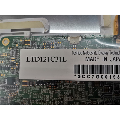 صفحه نمایش 12.1 اینچی ال سی دی 82ppi LTD121C31L برای پنل ماژول نمایشگر LCD توشیبا 800*600