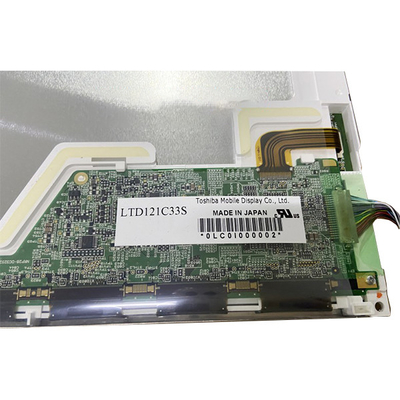 صفحه نمایش ال سی دی 12.1 اینچی 82ppi LTD121C33S TFT CCFL LCD صفحه نمایش برای تجهیزات صنعتی