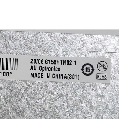 صفحه نمایش LCD صنعتی AUO 15.6 اینچی G156HTN02.1 ضد تابش نوار عمودی