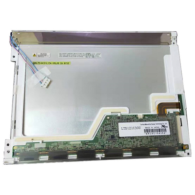 صفحه نمایش 12.1 اینچی TFT LCD RGB 800×600 SVGA 82ppi CMOS کانکتور LTD121C30U