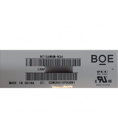 پنل ال سی دی BOE Vertical Stripe 15.6 NT156WHM-N34 صفحه نمایش 30 پین ال سی دی لپ تاپ