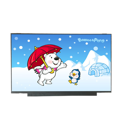 AUO نوار عمودی 15.6 اینچ LCD صفحه B156HTN06.1 1920*1080 141PPI