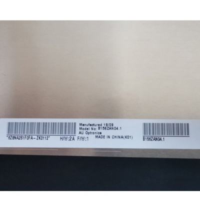 AUO نوار عمودی 15.6 اینچ LCD صفحه B156ZAN04.1 اینچ صفحه LCD 40 پین