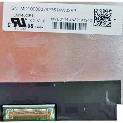 صفحه نمایش لپ تاپ پاندا LM140GF1L02 LCD 14 اینچی باریک 30 پین 2560*1600