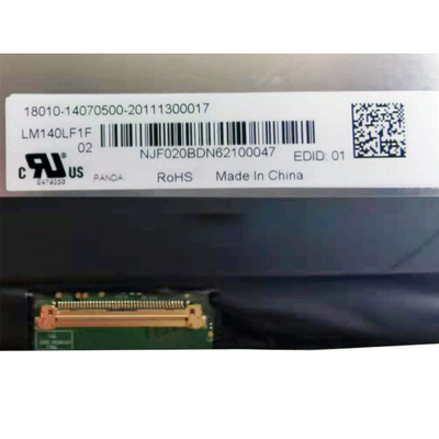 LM140LF1F02 لپ تاپ صفحه نمایش LCD FHD IPS 144Hz 1920x1080 72% پنل LCD NTSC