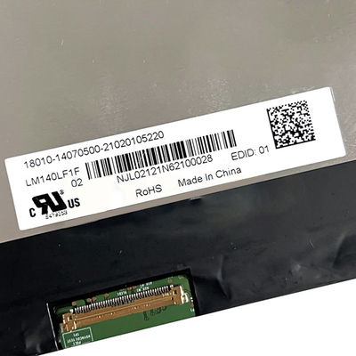LM140LF1L02 14.0 اینچ 1920*1080p صفحه نمایش IPS LCD مانیتور 60 هرتزی 9S5P WLED نور پس زمینه