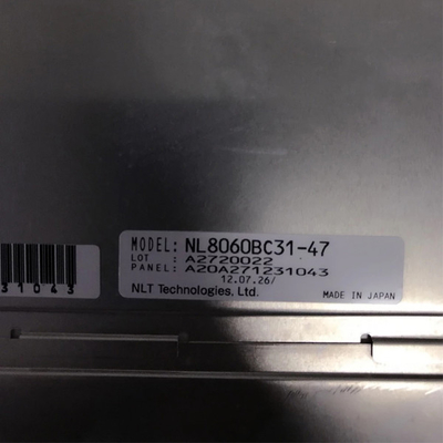 صفحه نمایش LCD جدید 12.1 اینچ ماژول LCD NL8060BC31-47 برای صفحه نمایش صنعتی