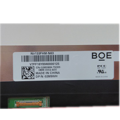 صفحه نمایش لپ تاپ BOE NV133FHM-N63 1920x1080 FHD IPS 13.3 اینچی صفحه نمایش باریک LED