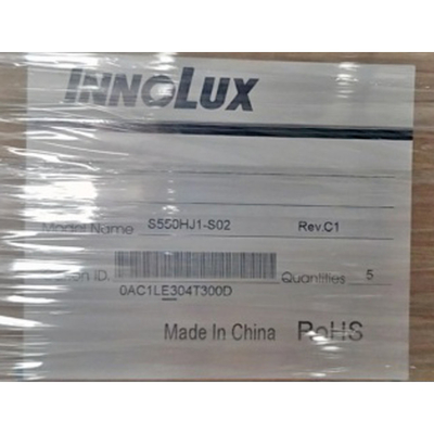 Innolux S550HJ1-S02 صفحه نمایش 55.0 اینچی ال سی دی فروشگاه پنل دیواری صفحه نمایش Tft-lcd صفحه نمایش ال سی دی اتصال دهنده