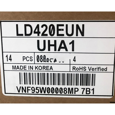 صفحه نمایش LCD 42.0 اینچی LD420EUN-UHA1 برای دیوار تصویری دیجیتال ساینیج