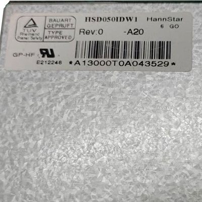 پانل صفحه نمایش ال سی دی 5.0 اینچ 800*480 RGB HannStar HSD050IDW1-A20