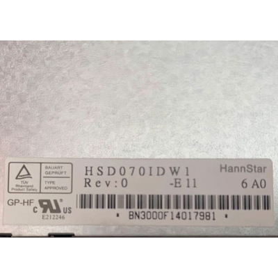صفحه نمایش 7.0 اینچی ال سی دی HSD070IDW1-E11 برای صفحه نمایش خودرو