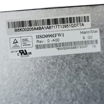 صفحه نمایش پنل LCD HSD090IFW1-A00 HannStar 9.0 اینچی 1024*600 TFT ips