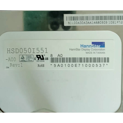 صفحه نمایش LCD HSD050I551-A00 400 Cd/M2 برای تلفن درب تصویری