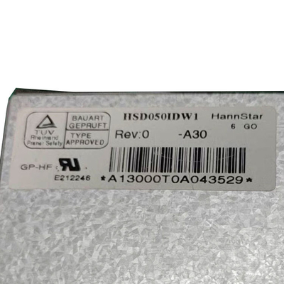 صفحه نمایش LCD 5.0 ​​اینچی با صفحه نمایش 800*480 TFT LCD HSD050IDW1-A30