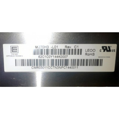 27.0 اینچ صفحه نمایش LCD صفحه نمایش M270H3-L01 برای مانیتور دسکتاپ