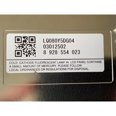 LQ080Y5DG04 صفحه نمایش LCD 8.0 اینچ 800*480 صفحه نمایش LCD