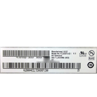 M200RW01 V3 20.0 اینچ صفحه نمایش LCD TFT 60 هرتز