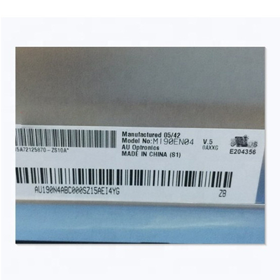 اصلی در انبار 19 اینچ M190EN04 V5 صفحه نمایش LCD TFT برای AUO