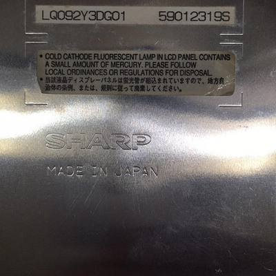 LQ092Y3DG01 800*480 9.2 اینچ صفحه نمایش ماژول LCD