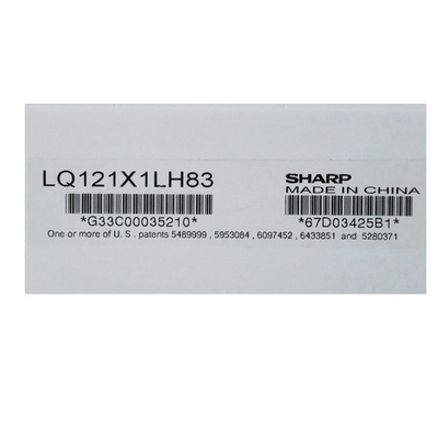 LQ121X1LH83 اصلی 12.1 اینچ 1024 * 768 پانل نمایش LCD صنعتی TFT