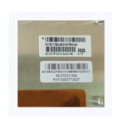فروش داغ C070VW04 V7 7.0 اینچ 133PPI 50 پین صفحه نمایش LCD