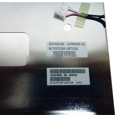برای AUO C070FW03 V0 7.0 اینچ 30 پین صفحه نمایش LCD TFT