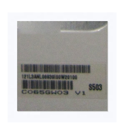 6.5 اینچ C065GW03 V1 55 پین RGB مواز 72PPI صفحه LCD