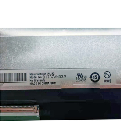 B173ZAN03.3 17.3 اینچ 40 پین پانل LCD TFT برای AUO