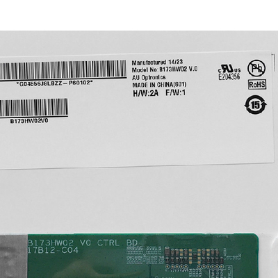 عرضه B173HW02 V0 262K صفحه نمایش LCD با راننده LED