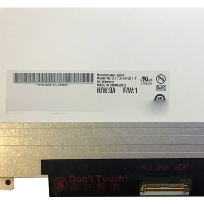 اندازه 17.3 اینچ B173HAN01.2 3.3VTyp پنل LCD TFT
