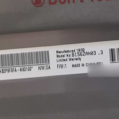 15.6 اینچ B156ZAN03.3 روشنایی بالا صفحه نمایش LCD قابل انتقال