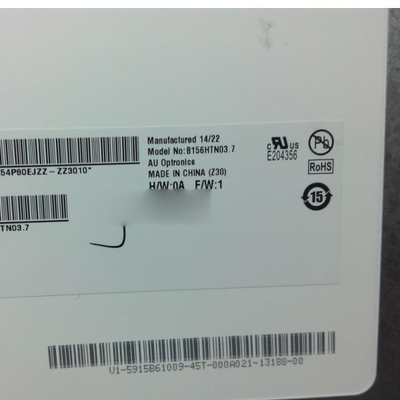 کیفیت خوب B156HTN03.7 1920*1080 141PPI صفحه نمایش LCD