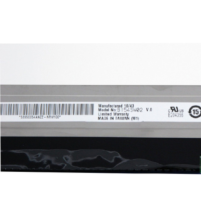 فروش داغ 15.4 اینچ B154SW02 V0 262K 40 پین پانل LCD TFT