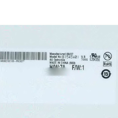 B154SW01 VB 15.4 اینچ آینه غبار پوشش سخت TFT LCD Screnn