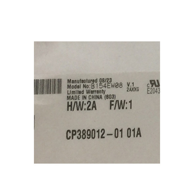 برای لپ تاپ B154EW08 V1 15.4 اینچ 1280*800 98PPI LCD Moudle