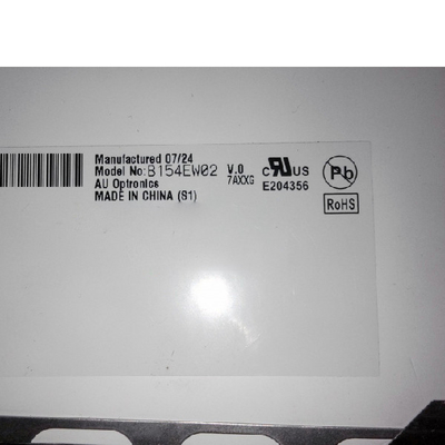 15.4 اینچ B154EW02 V0 HW3A سطح مات صفحه LCD پوشش سخت