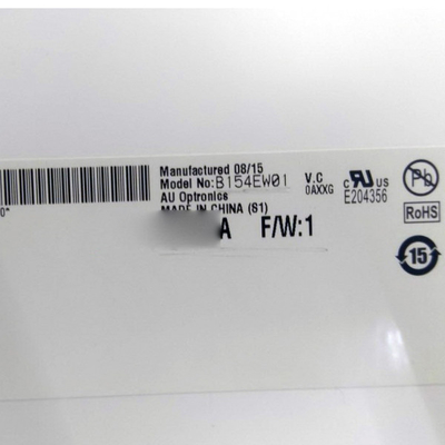 از سهام B154EW01 VC اندازه 15.4 اینچ TFT LCD Moudle