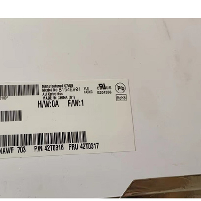 B154EW01 V0 15.4 اینچ 1280*800 98PPI صفحه نمایش LCD