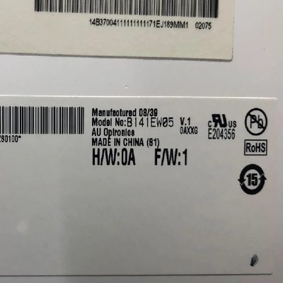 B141EW05 V1 14.1 اینچ 1280*800 صفحه نمایش LCD TFT-LCD